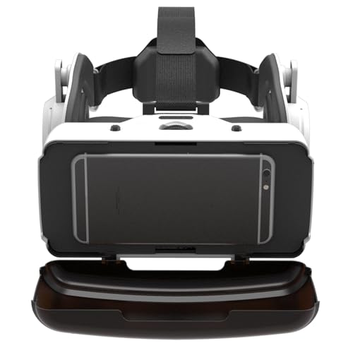 Virtual-Reality-Brille, HD-3D-Brille, VR-Brille mit Anti-Licht und Kopfhörer für Filme von Generic