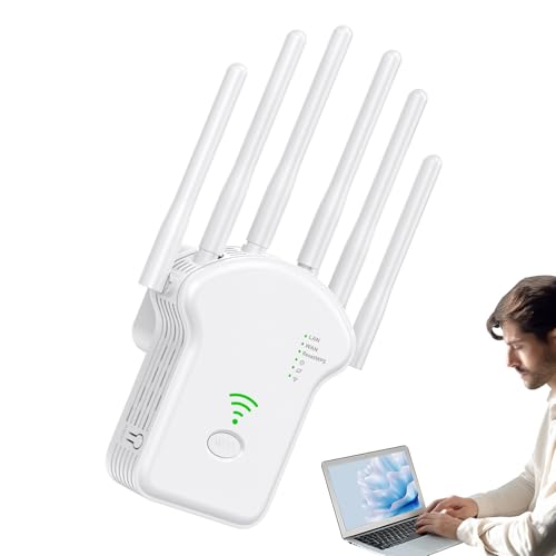 WLAN Verstärker Für Internet, Internet Verstärker Für Zuhause, Tragbarer WLAN Verstärker Mit 1200Mbps Dualband Für Draußen Arbeitsplatz Keller Nutzung WLAN Verstärker Für Internet, Internet Verstärker Für Zuhause, Tragbarer WLAN Verstärker Mit 1200Mbps Dualband Für Draußen Arbeitsplatz Keller Nutzung von Generic