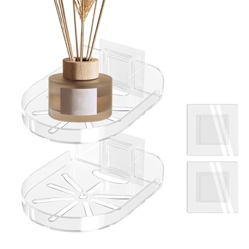 Wandmontiertes Kameraregal, schwimmendes Monitorregal, Halterung mit kleinem Klebstoff mit einem Kabelclip für Lautsprechermonitore Wandmontiertes Kameraregal, schwimmendes Monitorregal, Halterung mit kleinem Klebstoff mit einem Kabelclip für Lautsprechermonitore von Generic
