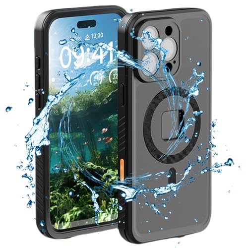 Wasserdichte Hülle für iPhone 16 Pro Max/16 Pro, Kompatibel mit MagSafe IP68 Zertifiziert, Vollständig Versiegelte Unterwasser Ganzkörper 360° Schutz Hülle mit Eingebautem Displayschutz (16 Pro Max) Wasserdichte Hülle für iPhone 16 Pro Max/16 Pro, Kompatibel mit MagSafe IP68 Zertifiziert, Vollständig Versiegelte Unterwasser Ganzkörper 360° Schutz Hülle mit Eingebautem Displayschutz (16 Pro Max) von Generic
