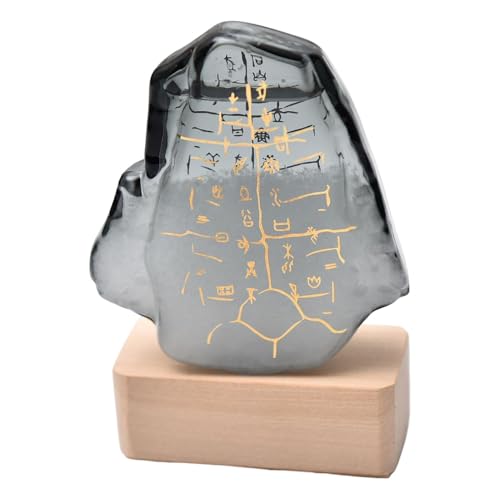 Weather Storm Glass Wetterstation - Sturmglasflasche, Orakel Muster Storm Glasflasche | Schreibtischdekoration, Wetterglas, Valentinstagsgeschenke für ihn, Wetterstation für Familie und Freunde von Generic