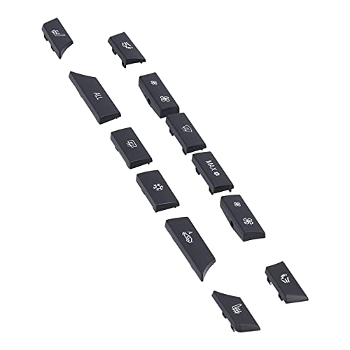 Wechselstromheizungsknopf -Kappenschalter Abdeckungsreparatur Kit 61319313923 für 5 6 Serien Schwarz Schwarz von Generic