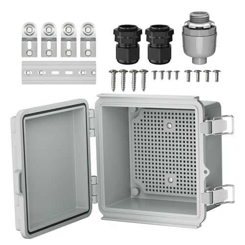 Wetterfestes Outdoor Electric Box - IP54 bewertet, Hochleistungsnetzgeschäfte | Für Gartenwerkzeuge, diyy und Außenbeleuchtung, vollständig staubversiegeltes Gehäuse, schockdes anpassungsfähiger Innen Wetterfestes Outdoor Electric Box - IP54 bewertet, Hochleistungsnetzgeschäfte | Für Gartenwerkzeuge, diyy und Außenbeleuchtung, vollständig staubversiegeltes Gehäuse, schockdes anpassungsfähiger Innen von Generic