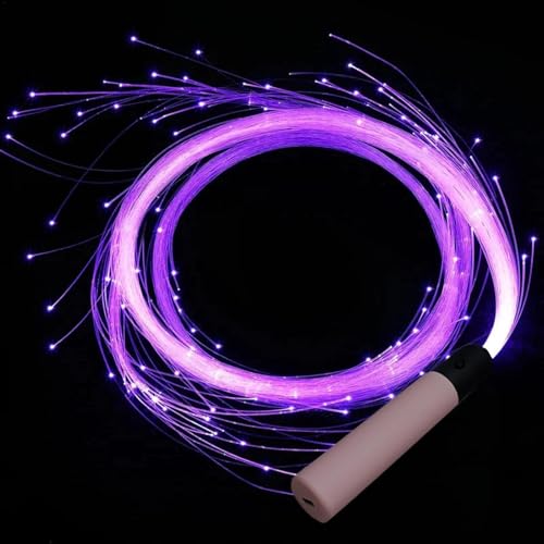 Whip Lights - LED Fiber Optic Whip Rechargeable, LED Fiber Optic | Bright Fiber Whip Toy with 360 Degree Swivel, Multiple Dance Whip for Edm Music Festival Show Whip Lights - LED Fiber Optic Whip Rechargeable, LED Fiber Optic | Bright Fiber Whip Toy with 360 Degree Swivel, Multiple Dance Whip for Edm Music Festival Show von Generic