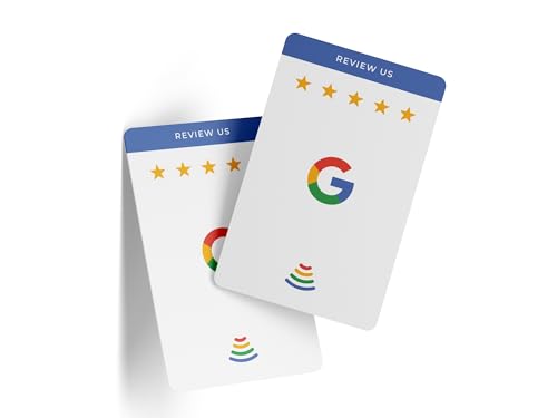 YourTap NFC Google Business Review Card White 2er Pack von Generic
