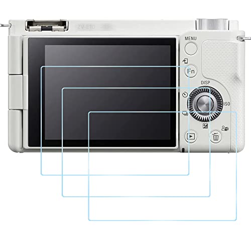 ZV-E10 und ZV-1 Kamera-Displayschutzfolie für Sony ZV-E10 und ZV-1 Digitalkamera, Fire Rock Ultra-Clear 9H Härte Panzerglasabdeckung für ZV-E10 ZV-1-3 Packungen von Generic