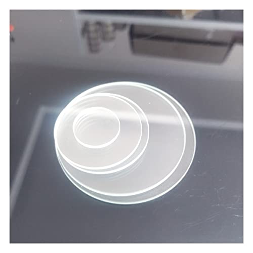 Zubehör für Labormikroskope 8 13 14 15 18 20 25 28 30 32 35 37 40 42 mm runde Flachlinsen -Planusglaslinsen for T6 L2 LED Taschenlampe(40x2mm) von Generic