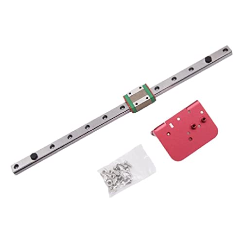 für Ender3 Upgrade X-Achse Linear Rail 310mm 375mm Linearführung mit Rücksitz Befestigung für Ender-3/CR-10 für Ender3 X-Achse Linear Guide Upgrade - Kit 310mm 375mm mit Platte von Generic