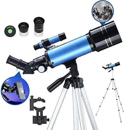 für Erwachsene Astronomie-Anfänger 70-mm-Refraktor mit verstellbarem 51-Zoll-Stativ Telefonadapter Diagonale mit aufrechtem Bild und Mondfilter für Erwachsene Astronomie-Anfänger 70-mm-Refraktor mit verstellbarem 51-Zoll-Stativ Telefonadapter Diagonale mit aufrechtem Bild und Mondfilter von Generic