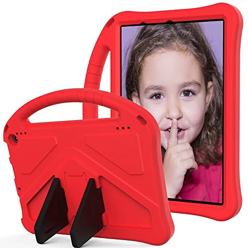 kuaijiexiaopu Hüllen for Amazon Kindle Fire HD 10 2021 10.1 Zoll, Stand Cover Kids Safe Eva Schutzhülle for Amazon Kindle Fire HD 10. Plus 2021. (Farbe : Rot, Größe : Fire HD10 2021) von Generic