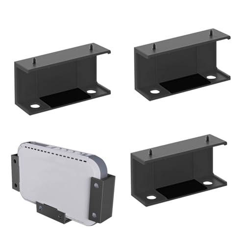 unter dem Schreibtisch – Multifunktionales unter dem Schreibtisch, Organizer für Tablett, Aufbewahrung, mit Schrauben für Kabel, Laptop, Modem, TV-Box, Schreibtischzubehör unter dem Schreibtisch – Multifunktionales unter dem Schreibtisch, Organizer für Tablett, Aufbewahrung, mit Schrauben für Kabel, Laptop, Modem, TV-Box, Schreibtischzubehör von Generic