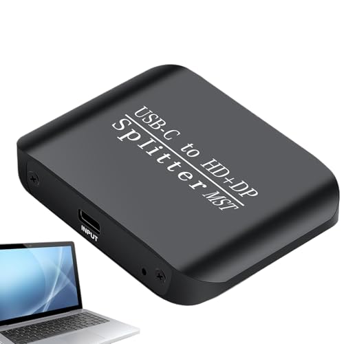 -Adapter: 7-in-1 Multisplitter mit doppeltem 4K-kompatibel, USB 3.0, Kartenleser/TF, tragbarer und stabiler Hub für Laptop, Desktop, kompatibel, Plug and Play, ohne -Adapter: 7-in-1 Multisplitter mit doppeltem 4K-kompatibel, USB 3.0, Kartenleser/TF, tragbarer und stabiler Hub für Laptop, Desktop, kompatibel, Plug and Play, ohne von Genérico