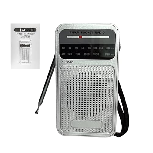 Batteriebetriebenes Radio, tragbar, elektronisch, batteriebetrieben, kabelloser Lautsprecher und Tuner für Schule, Arbeit, Camping, Zuhause, Fitnessstudio, Reisen, Outdoor, Männer und Frauen Batteriebetriebenes Radio, tragbar, elektronisch, batteriebetrieben, kabelloser Lautsprecher und Tuner für Schule, Arbeit, Camping, Zuhause, Fitnessstudio, Reisen, Outdoor, Männer und Frauen von Genérico