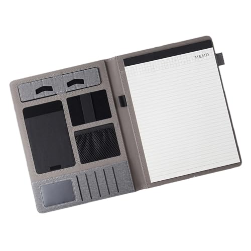 Business Binder für Meetings | A4 Multifunktionaler Besprechungsorganisator für Business | Aktentasche für Männer und Frauen für Arbeitszimmer, Konferenzraum Business Binder für Meetings | A4 Multifunktionaler Besprechungsorganisator für Business | Aktentasche für Männer und Frauen für Arbeitszimmer, Konferenzraum von Genérico