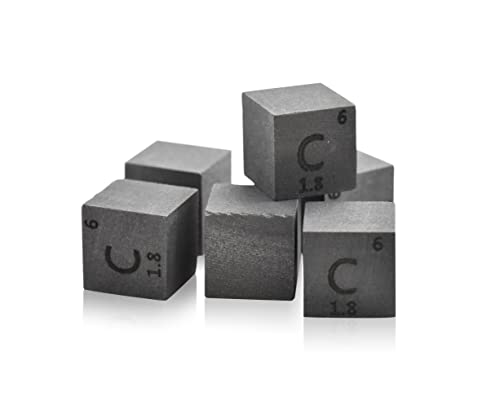 Carbon-Würfeldichte, Carbon-Würfel, 10 x 10 mm, 99,9 % rein, für Sammlung von Elementen Carbon-Würfeldichte, Carbon-Würfel, 10 x 10 mm, 99,9 % rein, für Sammlung von Elementen von Generico