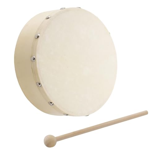 Drum Drum Handmade Sibirischer Schamane für Kinder und Erwachsene, Mini Holzbong Musik | 10 Zoll & 8 Zoll Percussion Tool Traditionelle Trommel Frame Drum Drum Drum Handmade Sibirischer Schamane für Kinder und Erwachsene, Mini Holzbong Musik | 10 Zoll & 8 Zoll Percussion Tool Traditionelle Trommel Frame Drum von Genérico