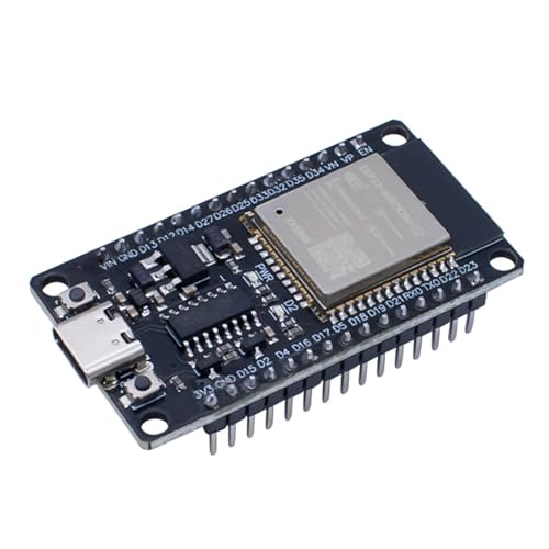 Entwicklungsprodukt ESP32, - -Mikrocontroller-Prozessor, 2,4 GHz, elektronisches Zubehör mit integriertem Flash für Kameras, mobiles IoT Entwicklungsprodukt ESP32, - -Mikrocontroller-Prozessor, 2,4 GHz, elektronisches Zubehör mit integriertem Flash für Kameras, mobiles IoT von Genérico