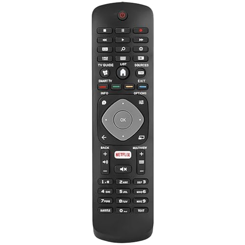 Ersatz-Fernbedienung für Philips 4K UHD HDR Smart-TV, mit Tasten für Netflix, Smart TV, TV Guide Ersatz-Fernbedienung für Philips 4K UHD HDR Smart-TV, mit Tasten für Netflix, Smart TV, TV Guide von Genérico