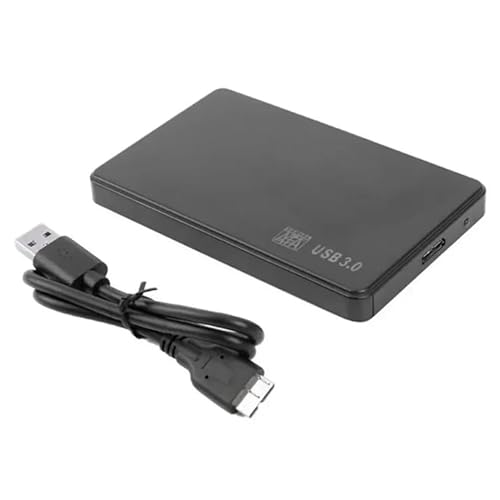 Externes Festplattengehäuse, 6,3 cm (2,5 Zoll), USB 3.0 auf SATA, High-Speed-HDD-/SSD-Gehäuse mit 5 Gbit/s für PC, Notebook und Smartphone, kompatibel mit SSD und HDD von 6,3 cm (2,5 Zoll) von Genérico