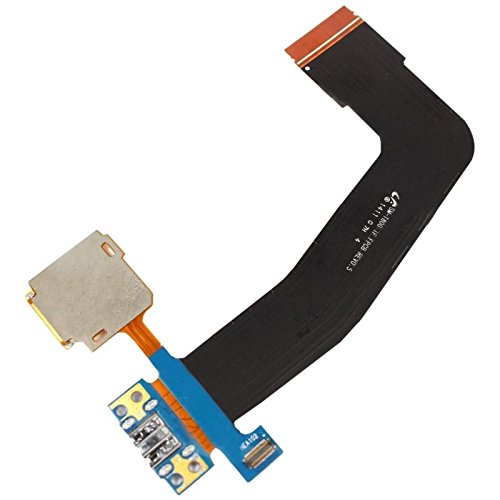 Flex Flat Dock Micro USB Schaltkreis Modul Sockel Anschluss für Jack Micro USB Aufladung Dock + Mikrofon + Slot Memory Reader für Samsung Galaxy Tab S 10.1 SM-T800 T800, SM-T805 T805 von Generico