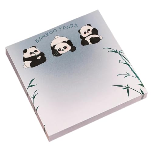 Fun Haftnotizen - Liebes Panda-Muster, köstliche Panda-Haftnotizen | Sticky Notes verblassen nicht leicht, mehrere Zwecke, buntes Cartoon-Design von Genérico