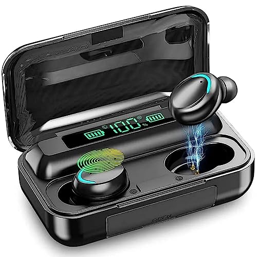 Genérico AI-1B Kabellose Kopfhörer, Bluetooth 5.3, HiFi-Stereomikrofon, LED-Display, Rauschunterdrückung, Touch-Steuerung, IPX7 wasserdicht, Schwarze Kopfhörer Genérico AI-1B Kabellose Kopfhörer, Bluetooth 5.3, HiFi-Stereomikrofon, LED-Display, Rauschunterdrückung, Touch-Steuerung, IPX7 wasserdicht, Schwarze Kopfhörer von Genérico