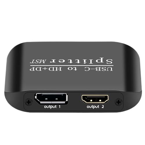 Genérico -Adapter, Kabelsplitter für 2 Monitore, tragbares Gerät, flexibel für Laptop-, PC- und TV-Bildschirme Genérico -Adapter, Kabelsplitter für 2 Monitore, tragbares Gerät, flexibel für Laptop-, PC- und TV-Bildschirme von Genérico