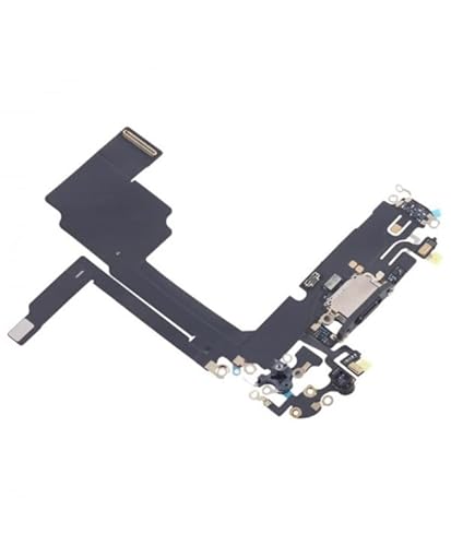Genérico Flex-Ladekabel, kompatibel mit iPhone 15 Pro, Mikrofonanschluss, Ersatzteil, Schwarz Genérico Flex-Ladekabel, kompatibel mit iPhone 15 Pro, Mikrofonanschluss, Ersatzteil, Schwarz von Genérico