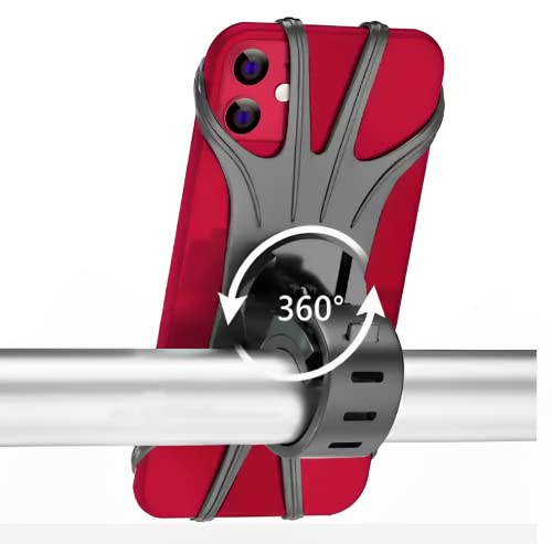 Genérico Handyhalterung für Fahrrad, Handyhalterung für Motorrad, Trolley, Roller, für alle Arten von Lenker, 360 ° drehbar, abnehmbare Halterung, verstellbare Silikon, 11,4 cm - 16,5 cm Genérico Handyhalterung für Fahrrad, Handyhalterung für Motorrad, Trolley, Roller, für alle Arten von Lenker, 360 ° drehbar, abnehmbare Halterung, verstellbare Silikon, 11,4 cm - 16,5 cm von Genérico