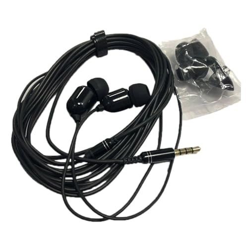 Genérico In-Ear-Kopfhörer mit langem Kabel, Kopfhörer mit extra langem Kabel, 3 m langes Mikrofon mit Mikrofon, mit tragbarem Kabel für Reisen, Genérico In-Ear-Kopfhörer mit langem Kabel, Kopfhörer mit extra langem Kabel, 3 m langes Mikrofon mit Mikrofon, mit tragbarem Kabel für Reisen, von Genérico