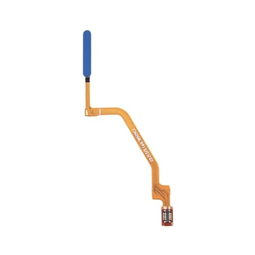 Generico Kompatibel mit Xiaomi Poco X3 / Poco X3 NFC/Poco X3 Pro Flat Flex Ribbon Kabel Stecker x für Anschluss Key Home to Mainboard Fingerprint Leser in der Mitte (Blau) von Generico