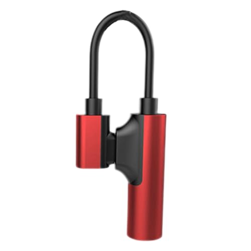 Genérico -Kopfhöreradapter – Audio-Dongle mit Ladung, Kopfhörer-Konverter Typ C auf 3,5 mm | und Ladegerät-Splitter für Smartphones, Audio-Zubehör mit doppelter Fu von Genérico