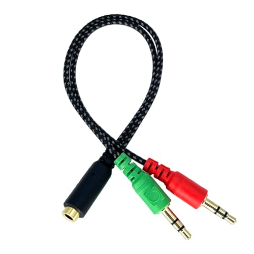 Genérico Mehrfach-Kopfhörer-Splitter – Audio-Splitter mit HiFi-Musik, Schnellanschluss für Kopfhörer und Mikrofon, Splitter und tragbar zum Anschluss verschiedener Geräte Genérico Mehrfach-Kopfhörer-Splitter – Audio-Splitter mit HiFi-Musik, Schnellanschluss für Kopfhörer und Mikrofon, Splitter und tragbar zum Anschluss verschiedener Geräte von Genérico