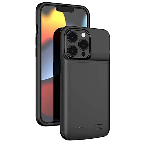 Generico Smart Cover Akku für iPhone 12/12 Pro 6,1 Zoll (16,1 cm), wiederaufladbar, Power Bank Slim Slim 4800 mAh von Generico