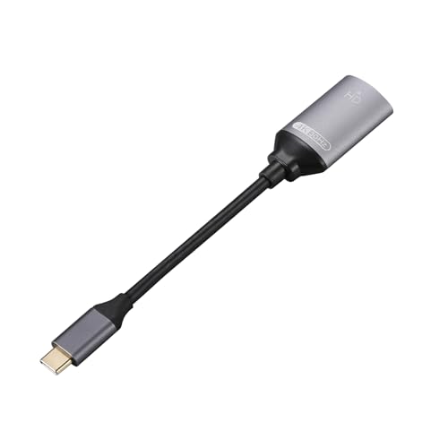 Genérico Typ C auf HD-Konverter, HD-Adapter mit hoher Geschwindigkeit, Display-Kabel mit gleicher Geschwindigkeit, Plug and Play, unterstützt 4K-Auflösung, TV/Monitor/Projektor-Einstellung Genérico Typ C auf HD-Konverter, HD-Adapter mit hoher Geschwindigkeit, Display-Kabel mit gleicher Geschwindigkeit, Plug and Play, unterstützt 4K-Auflösung, TV/Monitor/Projektor-Einstellung von Genérico