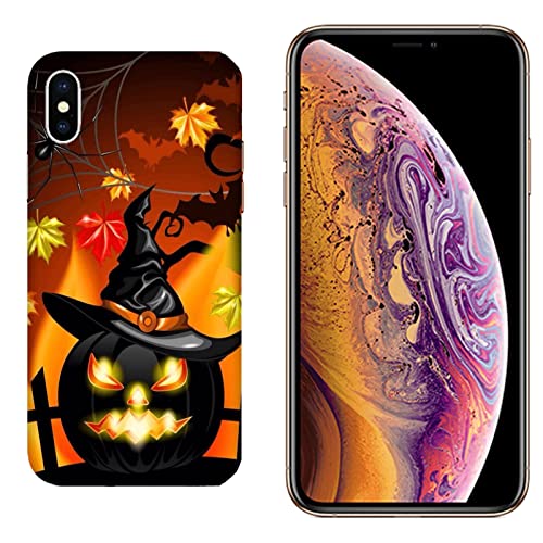 Hülle iPhone X Case Apple iPhone X Halloween Fantas/Cover TPU Soft/gehärtetes Glas zurück/Anti-Rutsch Anti-Rutsch Anti-Scratch Schock-resistenten Schutz Schutzulle Starre von Generico