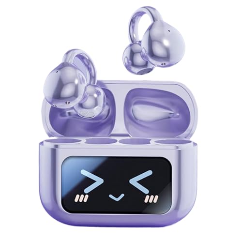In-Ear-Kopfhörer mit LCD-Touchscreen, Geräuschunterdrückung, erweiterter Surround-Sound für Erwachsene, ergonomische Passform, kabellos und wiederaufladbar, perfekt von Genérico