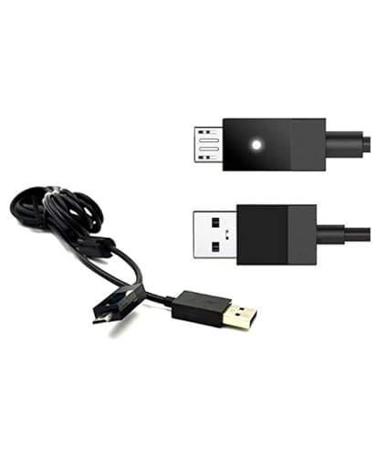 Kabel aus/Von Ladung Micro USB Für Microsoft Xbox One 275 CM Lang LED Dunkel Akku von Genérico
