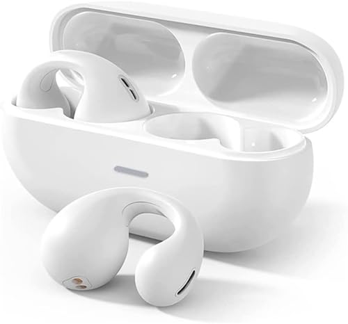 Kabellose Bluetooth-Kopfhörer 5.3, Geräuschunterdrückung, ultraleicht, 30H Wiedergabe, IPX6 wasserdicht, LED-Display, USB-C, Weiß Kabellose Bluetooth-Kopfhörer 5.3, Geräuschunterdrückung, ultraleicht, 30H Wiedergabe, IPX6 wasserdicht, LED-Display, USB-C, Weiß von Genérico