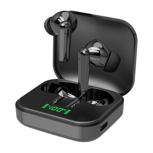 Kabellose Kopfhörer, kabellose Kopfhörer | In-Ear-Kopfhörer mit Mikrofon: lange Wiedergabezeit, klare Anrufe, Kopfhörer für Sport, Training Kabellose Kopfhörer, kabellose Kopfhörer | In-Ear-Kopfhörer mit Mikrofon: lange Wiedergabezeit, klare Anrufe, Kopfhörer für Sport, Training von Genérico