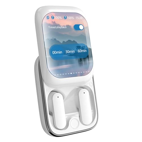 Kabellose Ohrhörer: Intelligente Kopfhörer, kabellose Kopfhörer HD Audio | Gleitkopfhörer mit Vollfarb-Touchscreen, kabellose Kopfhörer, geräuschreduzierende Kopfhörer Kabellose Ohrhörer: Intelligente Kopfhörer, kabellose Kopfhörer HD Audio | Gleitkopfhörer mit Vollfarb-Touchscreen, kabellose Kopfhörer, geräuschreduzierende Kopfhörer von Genérico