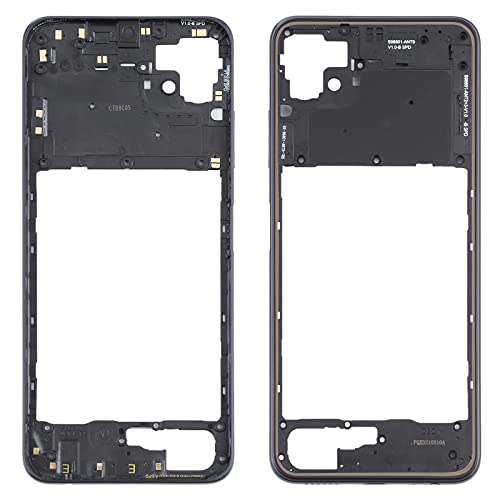 Ersatzteil kompatibel mit Samsung Galaxy A22 5G SM-A226B A226B Middle Frame Schale Mittelrahmen mit seitlichem Rahmen + Lautstärketasten (Schwarz) von Generico