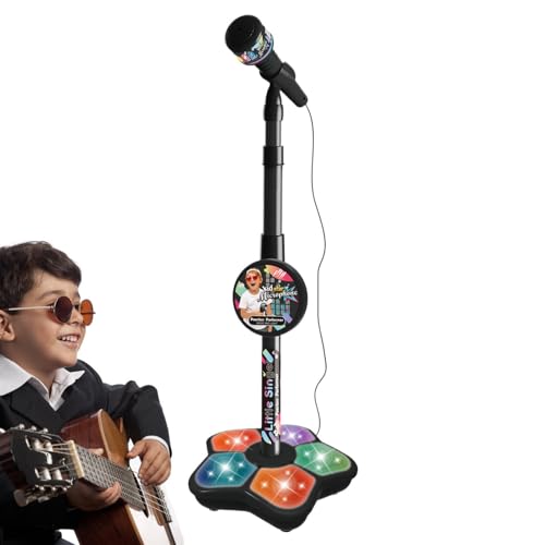 Mikrofonständer für Kinder, Gesangsmikrofon für Kinder, Partybeschäftigung, höhenverstellbares Mikrofon mit verstellbarem Mikrofonständer für MP3-Player Mikrofonständer für Kinder, Gesangsmikrofon für Kinder, Partybeschäftigung, höhenverstellbares Mikrofon mit verstellbarem Mikrofonständer für MP3-Player von Genérico