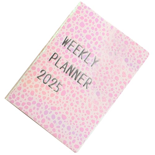 Monatsplaner 2025, Taschenkalender, A7, kompakt, für Erwachsene, täglicher Organizer mit Wochen- und Monatsansichten, minimalistischer Terminkalender, Planer von Genérico