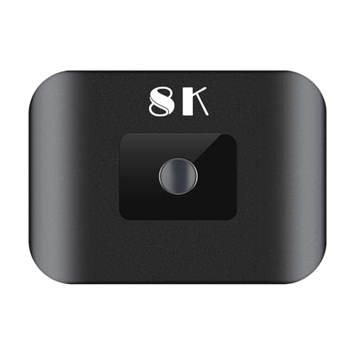 Multimedia-Schnittstelle, HD 2 x 1, Multimedia-Schnittstelle, HD 8K Multimedia-Schnittstelle, 2 x 1, 48 Gbit/s, tragbarer HD-Multimedia-Schnittstellenschalter für Fernseher Multimedia-Schnittstelle, HD 2 x 1, Multimedia-Schnittstelle, HD 8K Multimedia-Schnittstelle, 2 x 1, 48 Gbit/s, tragbarer HD-Multimedia-Schnittstellenschalter für Fernseher von Genérico