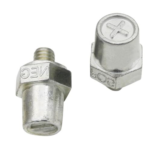 Post Side Battery Terminal, seitliche Batterieklemmen, positiv negativ negativ Post Batterieadapter, Bleilegierung Ladeanschluss für Automobil, Packung von Genérico