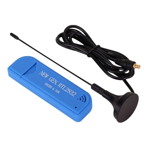 Softwaredefiniertes Radio, RTL2832U-Tuner mit Antenne | Empfangsmodi Am, NFM, FM, DSB, USB, LSB und CW sowie MCX-Stecker von Genérico