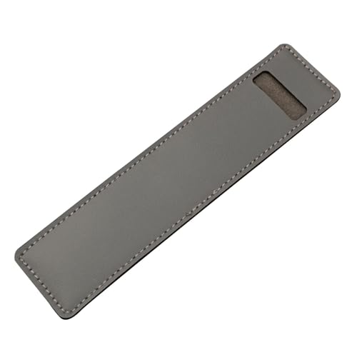 Stifthalter aus Leder für Notizbuch und Planer - Federmäppchen aus Leder mit Reißverschluss, einzelnes Füllfederhalter, Stifthalter aus Leder, Taschenschutz von Genérico