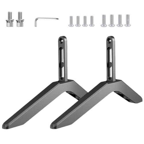 TV-TV-Tisch | TVLiage Aluminium | Stabile Halterung, Grundfüße ohne Schieben für Fernseher TV-TV-Tisch | TVLiage Aluminium | Stabile Halterung, Grundfüße ohne Schieben für Fernseher von Genérico