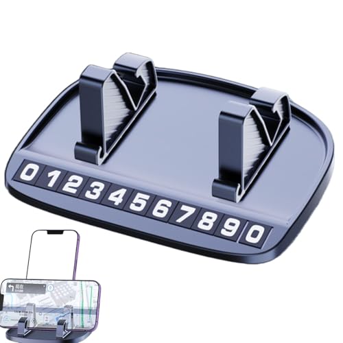 Temporäre Parkkarte für Auto, Parkplatznummernschild, Mehrzweck-Klebeplatte für Parknummer, automatische Telefonnummernkarte, Halterung Temporäre Parkkarte für Auto, Parkplatznummernschild, Mehrzweck-Klebeplatte für Parknummer, automatische Telefonnummernkarte, Halterung von Genérico